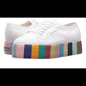 Rainbow platform superga